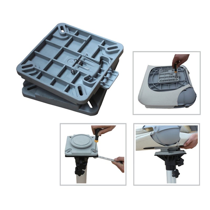 BroCraft Boat Seat Swivel Mount Removable Bracket Seat With Quick Disconnect - Image 5
